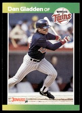 1989 Donruss Baseball's Best #298  Dan Gladden   Minnesota Twins