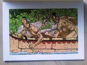 JUILLARD - PLUME AUX VENTS : LES ONIDAS - ex-libris Puzzle 150 ex. - Picture 1 of 2