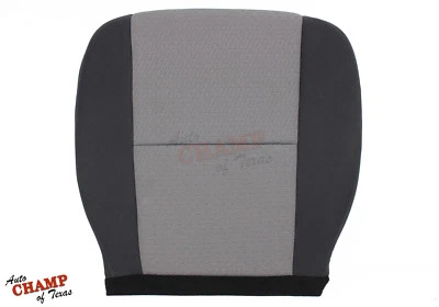 07-14 Chevy Silverado 1500 2500 3500-Driver Bottom Cloth Seat Cover Black & Gray - Image 1 of 4