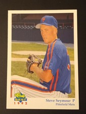 1992 Pittsfield Mets Steve Seymour #7
