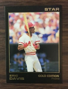 Tarjeta promocional Star Company Eric Davis 1988 edición limitada dorada I9020713 - Imagen 1 de 9
