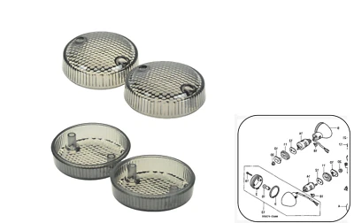 для Honda Shadow 700; Shadow 800; NV 400; NV600; линза указателя поворота лампы - Изображение 1 из 4