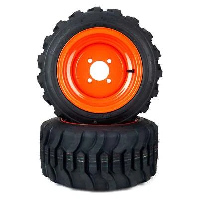 MOWERPARTSGROUP (2) Industrial Tire Assemblies 18x8.50-10 Fits Kubota BX Series K2581-18610