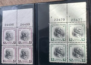 1938 US 832 And 833 Block Stamps # 24496,2449 & 23479,23477 MNH OG - Picture 1 of 5