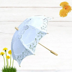 Elegant Beautiful Lace Umbrella Stage Props Photo Supply Wedding Umbrella - Picture 1 of 11