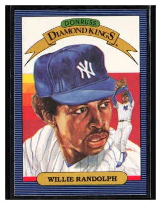 1986 Donruss Diamond Kings #16 Willie Randolph - Image 1 of 2