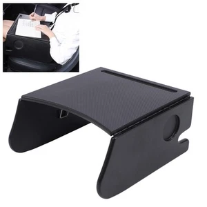 _Car Laptop Desk Carbon Fiber Foldable Food Table Tray For Dining Work Outdoor - Afbeelding 1 van 24