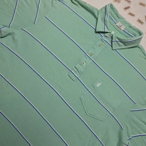 Hangin Out Herren Poloshirt Kurzarm Gestreift Freizeit Oberteil - Bild 1 von 14