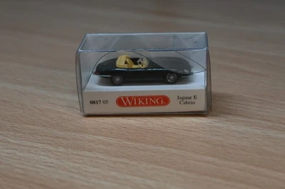 Wiking #081705 escala 1/87 HO - Jaguar E conversível verde - Imagem 1 de 2