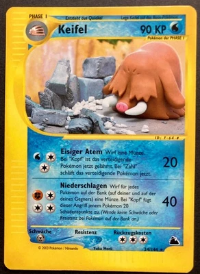 💥 Pokémon Skyridge * Keifel *  24/144  💥 Deutsch ~ Excellent - Bild 1 von 2