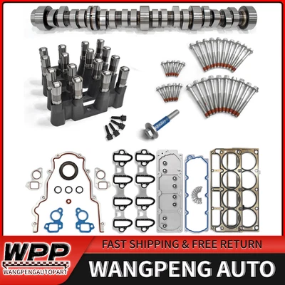 NON AFM Camshaft Lifters Kit with Valley Cover FOR 2007-2013 Chevrolet GMC 5.3L Foto 1 de 4