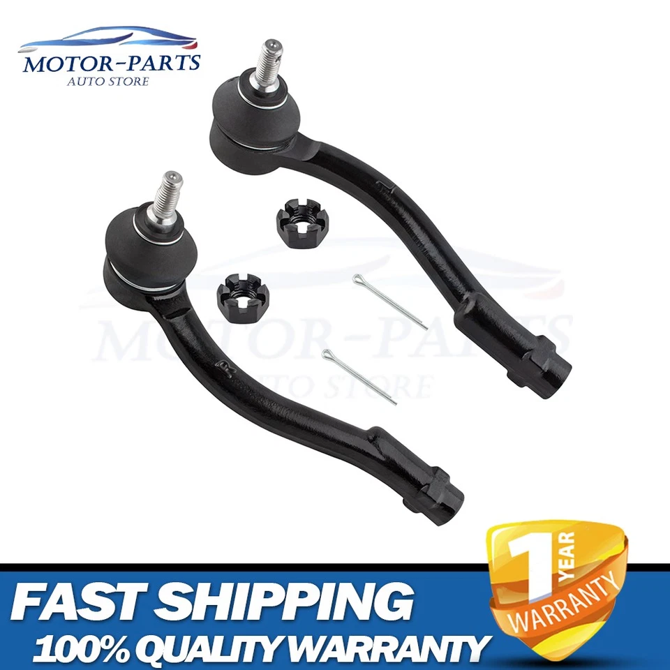 (2) New Front Outer Tie Rod Ends for 2006 2007 2008 2009 2010 2011 Kia Rio Rio5 Foto 1 de 4