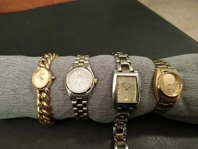Vintage Lot Of 4 Womens Watches Gruen, Citizen,Relic, Seiko Nice Cond.  - Image 1 of 4
