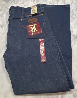 Pantalones de mezclilla Wrangler Indigo calce relajado talla 38x34 31MWZDN NUEVOS CON ETIQUETAS Foto 1 de 4