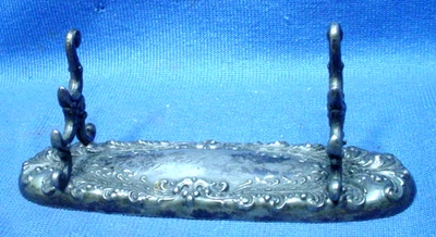 Bellissima pennarello epoca 1900 Woodside Sterling vittoriana elaborato incisa "J.B.A." - Immagine 1 di 4