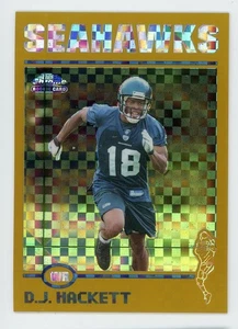 2004 Topps Chrome DJ Hackett Gold Xfractor Rookie RC #219 #/279 Seahawks - Picture 1 of 1