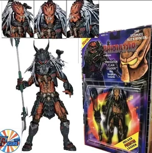 NECA Predator Kenner Deluxe Clan Leader Action Figure PVC Toy Collection Gift - Foto 1 di 4