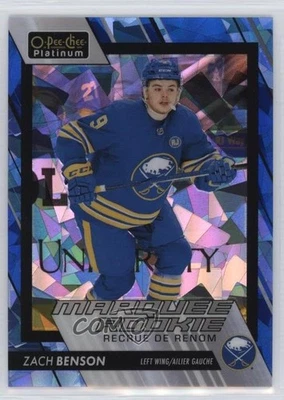 2023 O-Pee-Chee Platinum Marquee Rookies Blue Fragments 14/125 Zach Benson - Image 1 of 3