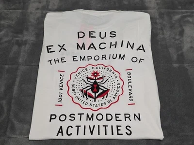 Camiseta Deus Ex Machina NUEVA Dirección Venecia De Colección Blanca Post Actividades Modernas S Foto 1 de 4