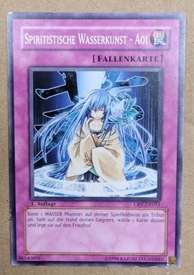 YuGiOh Spiritistische Wasserkunst - Aoi CRV-DE051 Common  1.Auflage - Bild 1 von 2