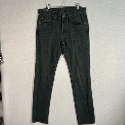 J Brand Tyler Perfect Slim Jeans Men’s Size 31 Button Fly Olive Indigo Denim - Image 1 of 4