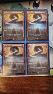 Magic The Gathering MTG Lightning Bolt SLD 084 x4 - Picture 1 of 1