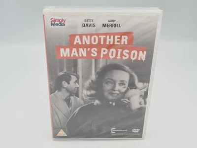 New & Sealed Another Man's Poison Dvd Simply Media Bette Davis Gary Merrill - Image 1 of 2
