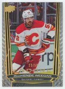 2025-26 UPPER DECK SERIES 1 MacKenzie Weegar ENCORE GOLD /50 - Picture 1 of 2