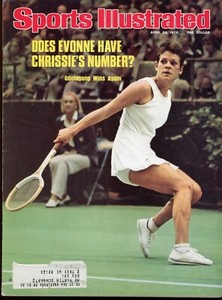EVONNE GOOLAGONG TENNIS 4/1976 SPORTS ILLUSTRATED