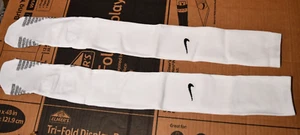 NIKE White Elite Compression Long Grip Socks Men's Sz XL -2XL NWOT PSK022-101 - Picture 1 of 4