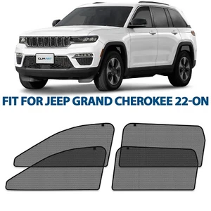 Sun Shades Front and Back Glass Magnetic Screen for 22-25 Jeep Grand Cherokee - Picture 1 of 7