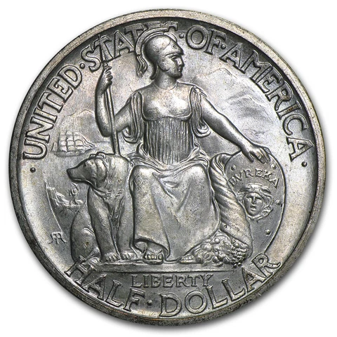 1935-S San Diego Commemorative Half BU Cover