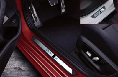 Protetor de soleira de porta tampa cromada para Kia Sportage 2014-2020 4 peças - Imagem 1 de 4