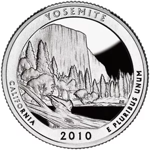 2010 S YOSEMITE QUARTER . ATB Series silver proof From US Mint set - Picture 1 of 1