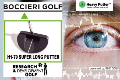 BROOMSTICK RH H1-79 BOCCIERI GOLF LONG PUTTER FOR 48"+ CENTER SHAFT PUTTER