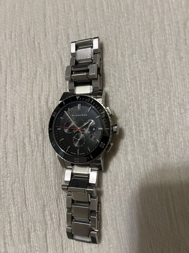 Burberry BU9380 Orologio da polso svizzero in acciaio inox Nero
