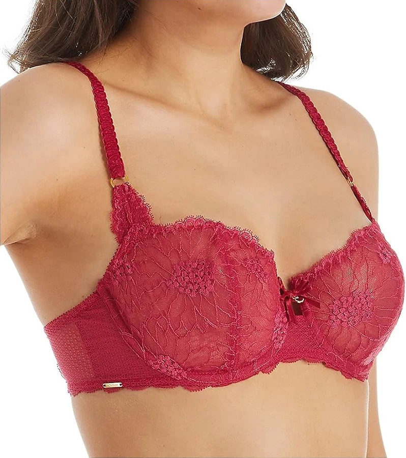 Chantelle Opera Demi Balconette-BH mit Transparente Spitzendetails und Bügel Neu - Bild 1 von 1