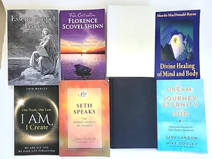 Lot Of 8 Spirituality Books Christianity Essene Gospel God Bible Christ Number 8 - Picture 1 of 19