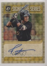 2018 Donruss Optic Signature Series Gold Vinyl Prizm 1/1 Adrian Valerio Auto 2a9