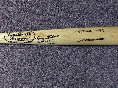 TRACY STALLARD Signed BASEBALL BAT Roger Maris 61st HR Yankees Aaron Judge JSA - Image 1 of 3