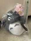 Nwt Studio Ghibli Totoro Sakura Cherry Blossom Plush Doll Toy Fluffy Beanbag Jap