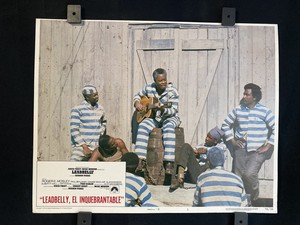 1976~LEADBELLY~Roger E. Mosley~Paul Benjamin~M.Sinclair~Auth. Mexican Lobby Card