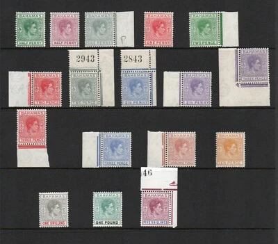 BAHAMA SG 149-57 GVI 1938 DEFINITVE SET MNH - Image 1 of 2