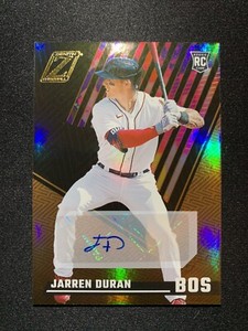 2022 Panini Chronicles Zenith Autograph Jarren Duran Rookie Boston Red Sox
