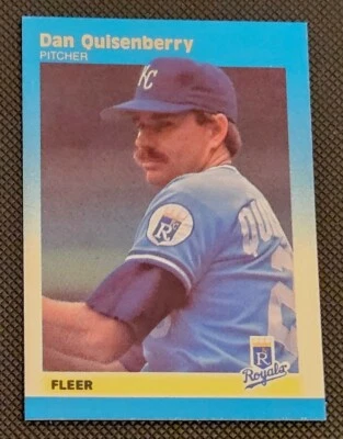 1987 FLEER CLASSIC MINIATURES DAN QUISENBERRY BASEBALL CARD #84 - Image 1 of 2
