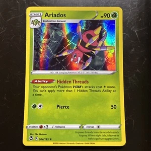 Pokémon TCG Ariados Sword & Shield - Silver Tempest 004/195 Holo Rare - Picture 1 of 3