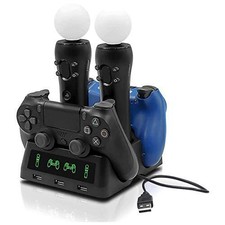 Tihokile PS4 Move Controller Ladestation, PS4 Controller Ladestation mit LED