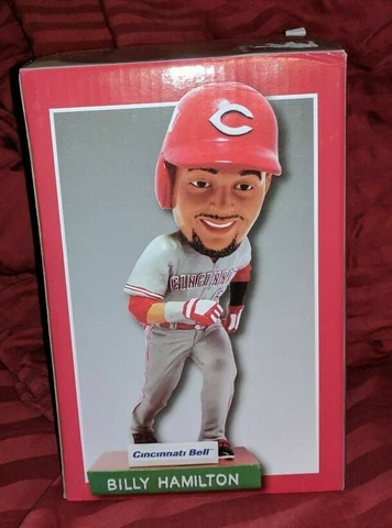 2015 Cincinnati Reds SGA stadium giveaway Billy Hamilton Bobblehead RARE HTF EUC Cover