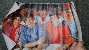 One Direction Canvas Material Poster Liam Payne Harry Styles - Picture 1 of 2