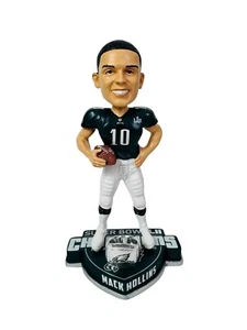 MACK HOLLINS PHILADELPHIA EAGLES SUPER BOWL LII FOREVER BOBBLEHEAD LIMITED - Picture 1 of 5